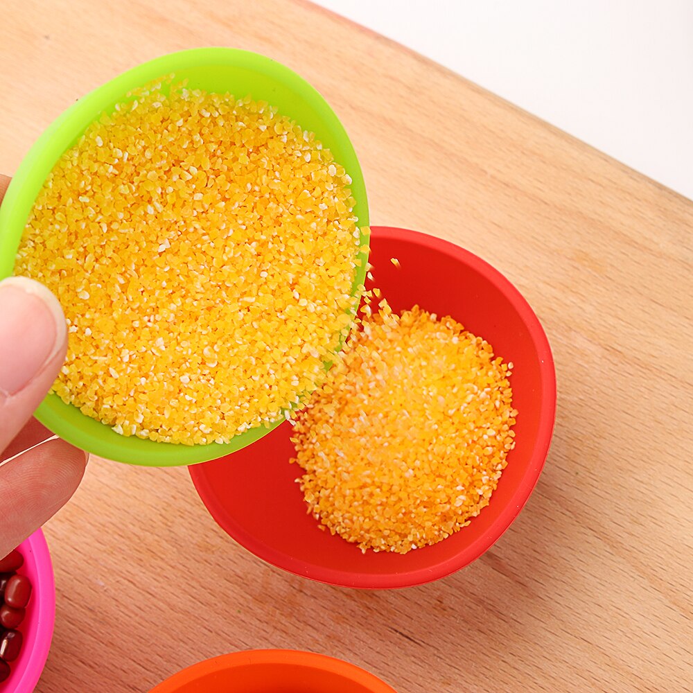 6.7x6.7x3cm Odorless Anti Silicone Bowl Facial Mask Mixing Prep Measuring Salt Sauce Sugar Butter Dressing Bowl