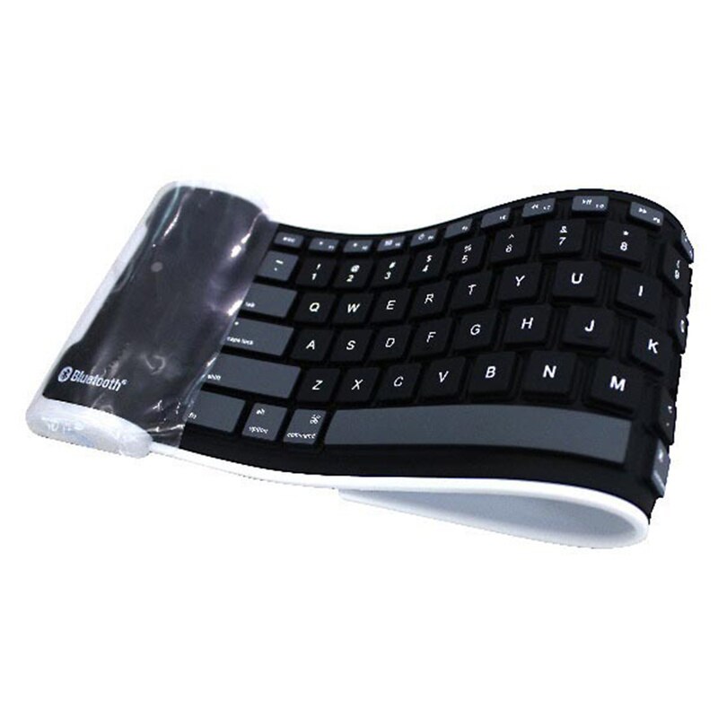 Portable Bluetooth Wireless Soft Silicone Keyboard for Laptop for IPad Smart Phone Keyboard Foldable Waterproof Universal