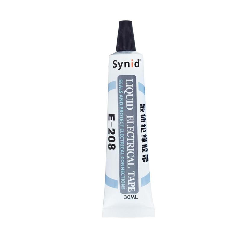 30Ml Vloeibare Tape Isolatie Waterdichte Tape Draad Reparatie Hittebestendige Vlamvertragende Lijm: WHITE