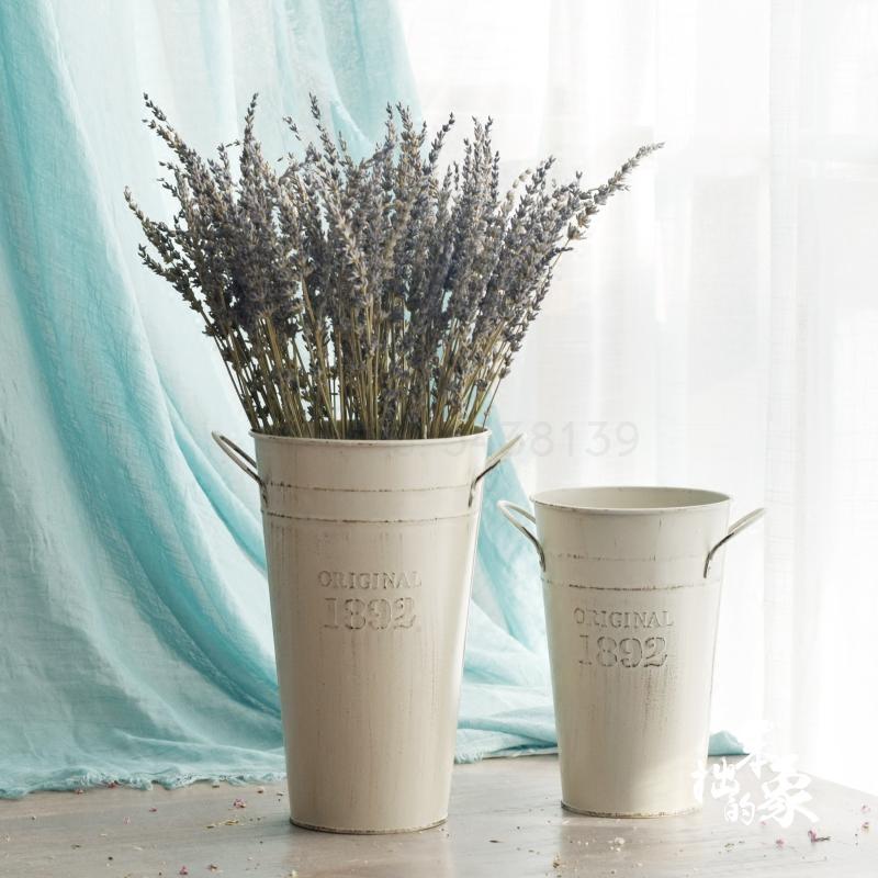 Iron bucket flower bucket retro 1892 flower flower arrangement flower flower bucket flower flower bucket flower shop decoration