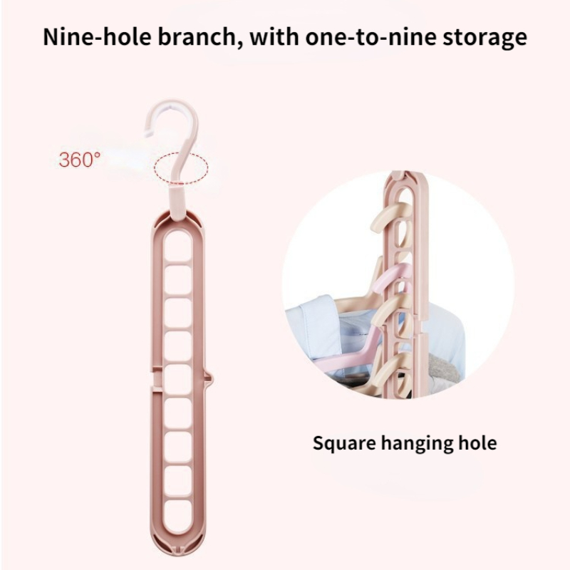 Magic Multi-port Support Hangers Multifunction Plastic Clothes Rack Space Saving Hanger Organizer Drying Hanger Storage Hangers