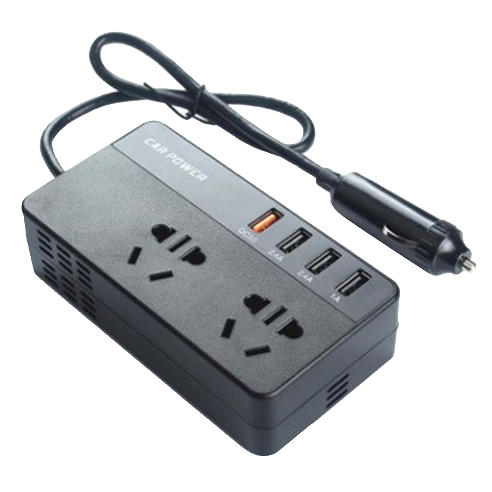 Stable Power Inverter Car Adapter Cigarette Lighter Camping Power Supply