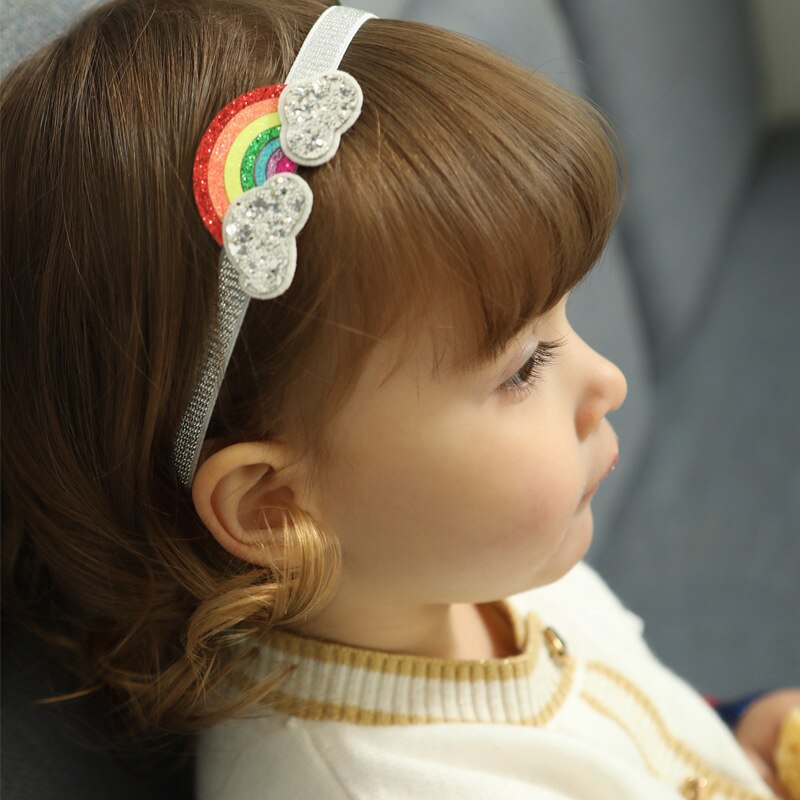 Baby Glitter Metallic Unicorn Hair Clips Girls Rainbow Hairpins For Kids Unicorn Party Hair Accessories