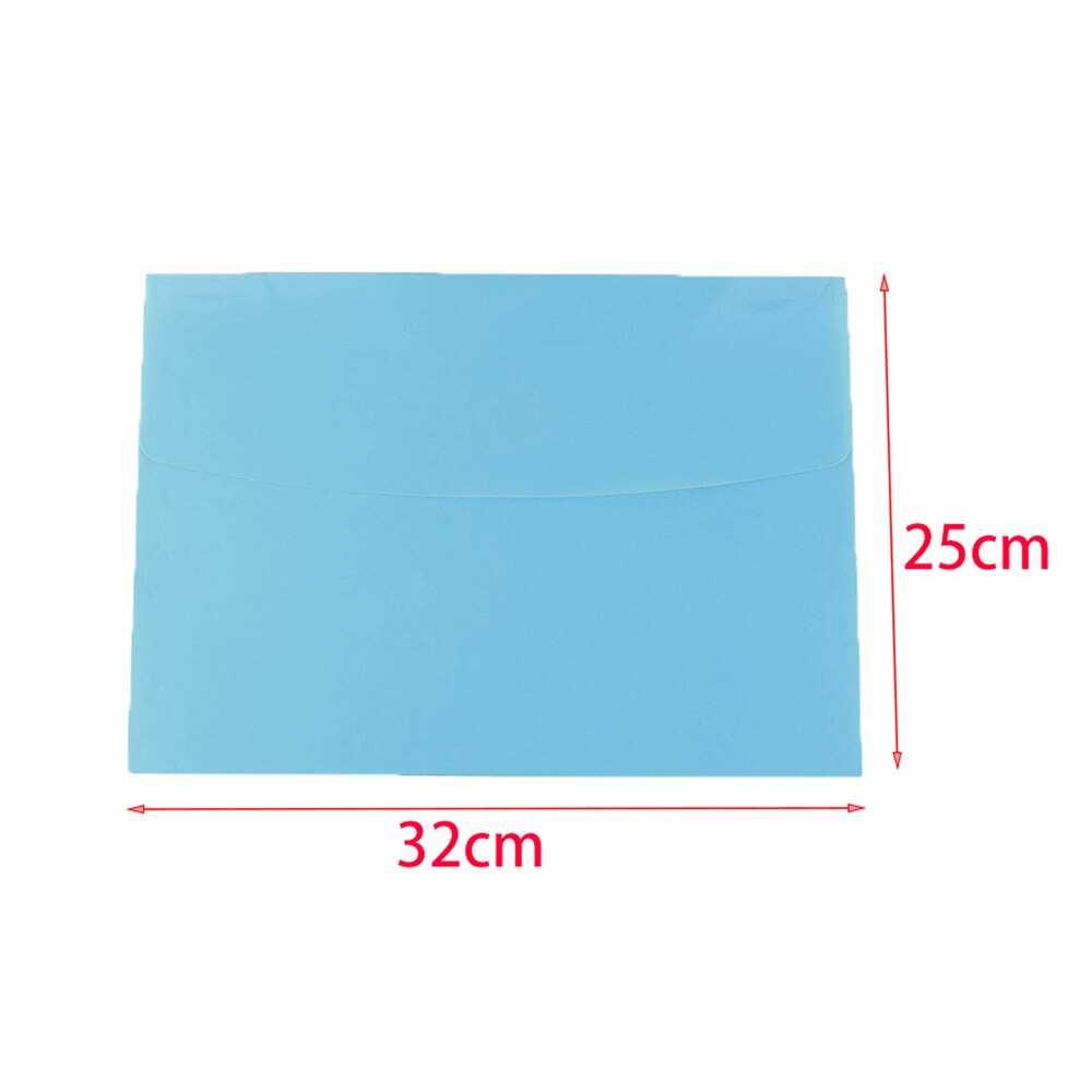 Envelope Folder Hook Loop Closure Document Envelopes A4 Size For Office School PVC Waterproof