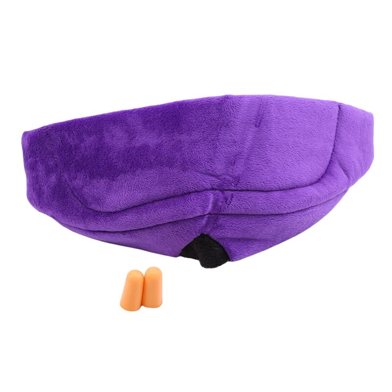 3d natuurlijke slaapmaskers voor de ogen, slaapmasker, hoge zachte ademende patch, slapen 's nachts, buiten, reizen: Paars