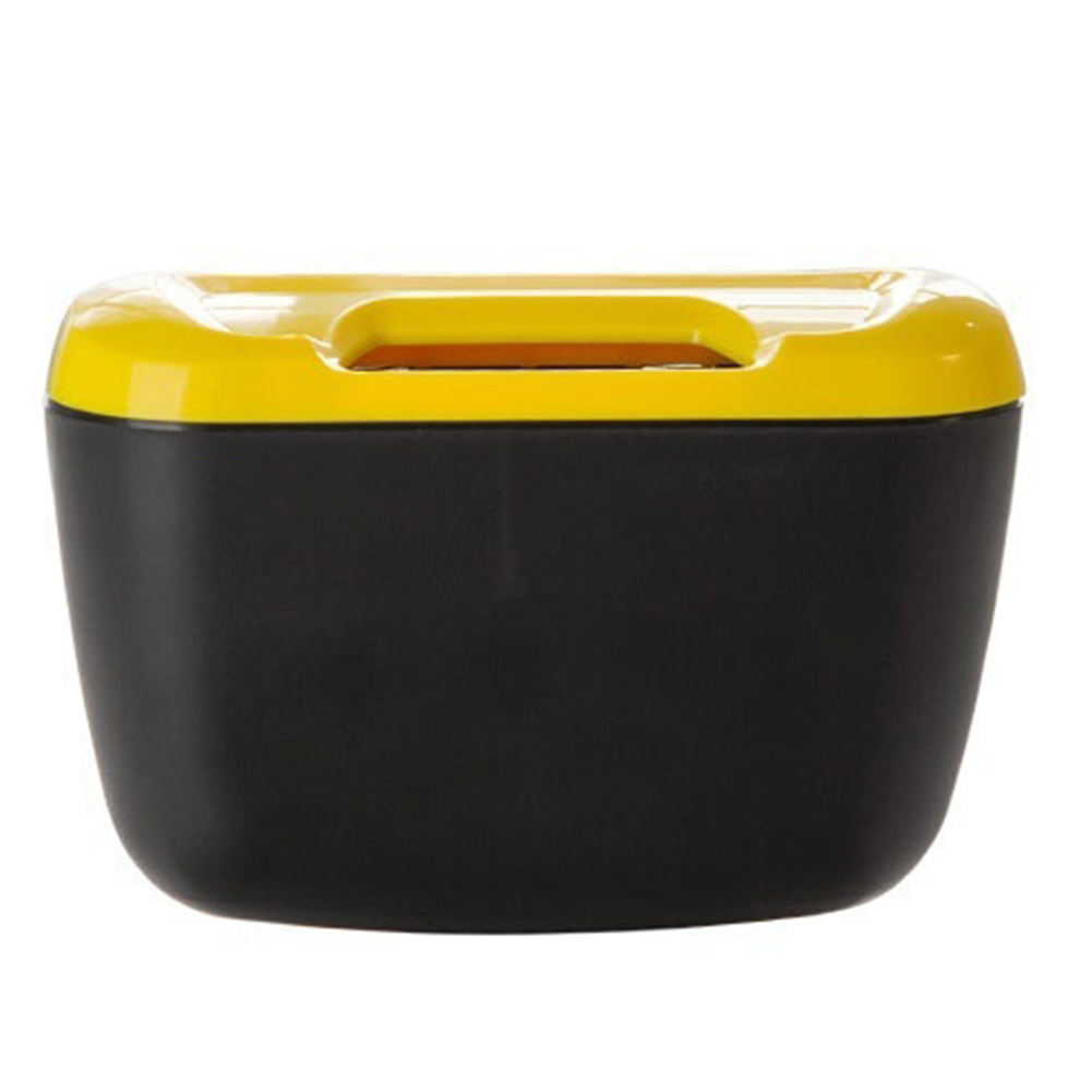 Voiture poubelle universelle voyage Auto voiture poubelle sac poubelle sac à ordures outil Mini Netss arrimage Portable voiture poubelle: YELLOW