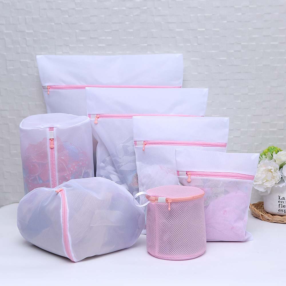 Waszak huishoudelijke waszakken met rits delicate bh's lingerie slipjes waszakken ondergoed kleding opbergruimte voor thuis
