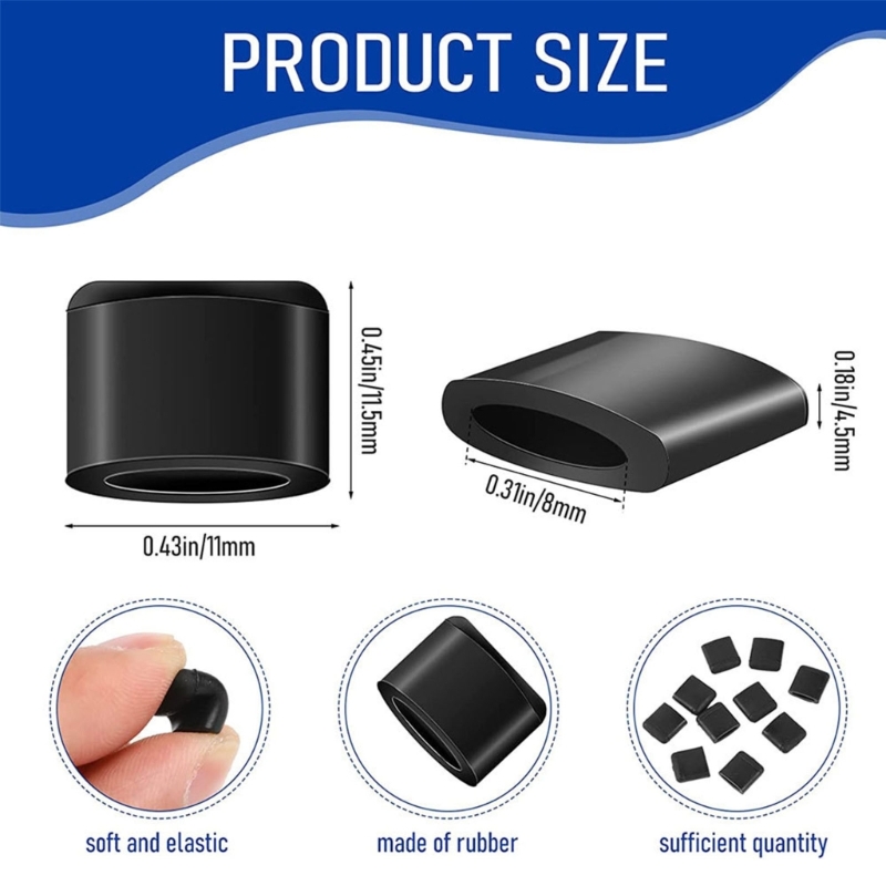 Air Fryer Protective Feet for Grill Pan Tray Air Fryer Grill Plate Bumpers Tabs
