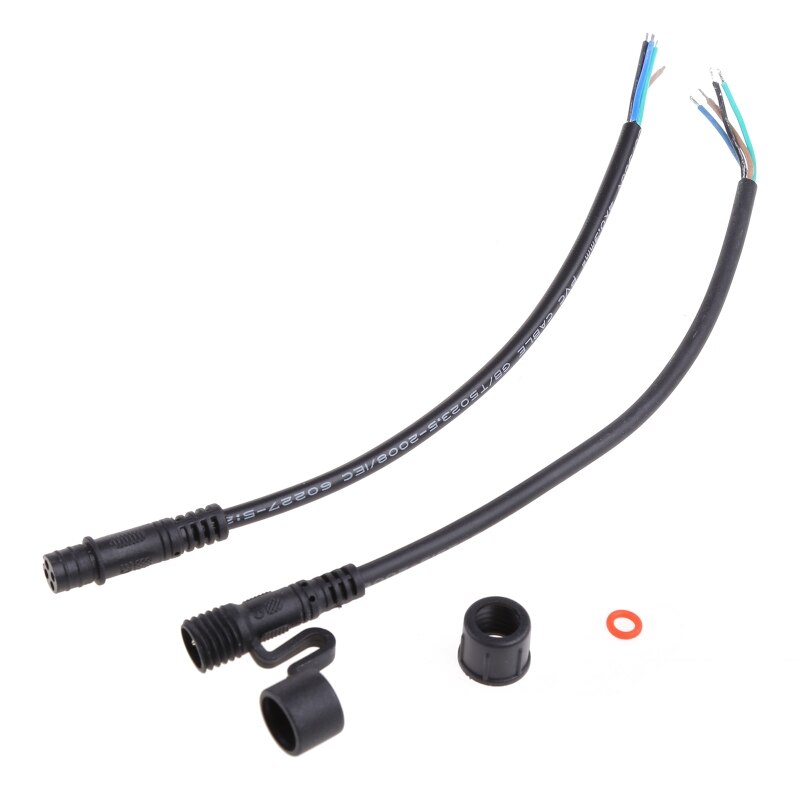 Rubber Industrial Male &amp; Female Plug Socket 2/3/4/5/6/7/8 Pin Wall Mounted Socket Electric Power Connector Waterproof Q81C: 4 core