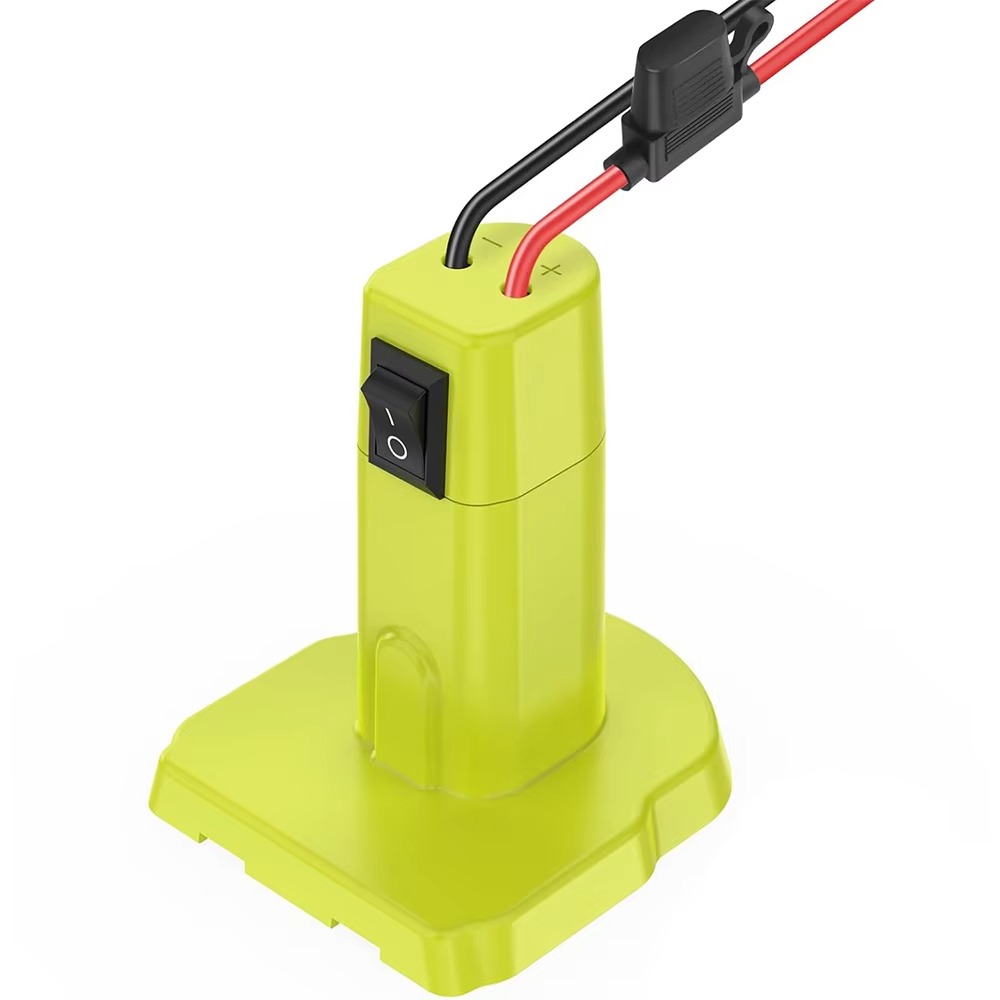 With Fuse Switch Power Wheels Adapter 12AWG Wire High Performances Connection Battery Adapter Connector Safety: Cyan