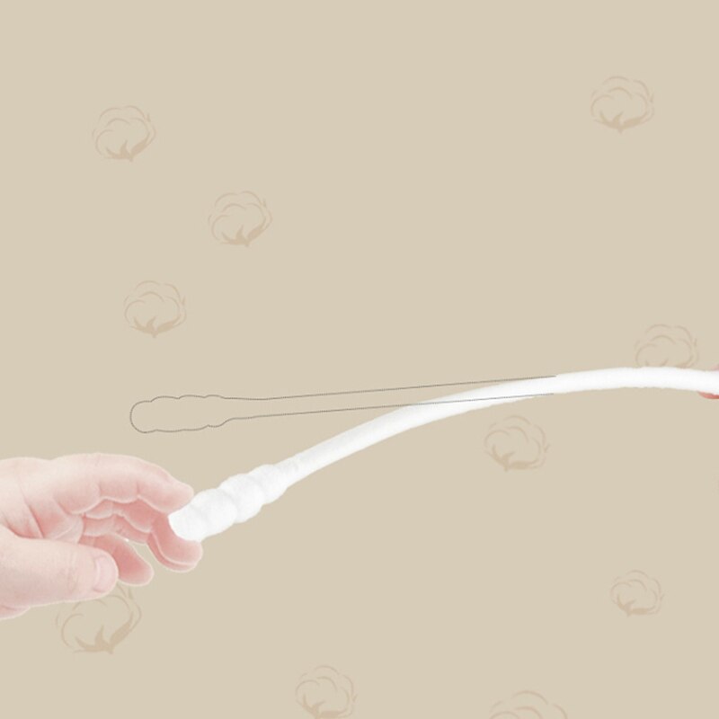 400 Pcs Feine Papier Stick Doppel Schraube Baumwolle Tupfer Baby Sicherheit Baumwolle Knospen Baby Sauber Ohren Gesundheit Tampons