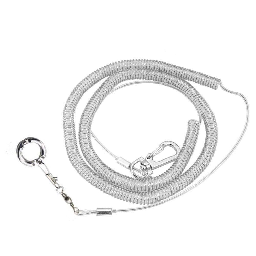 Correa Flexible para pájaros de 3m con anillo para la pierna, arnés ultraligero para loro, cuerda de entrenamiento voladora antimordedura para Guacamayo, arnés para cacatúa y pájaro