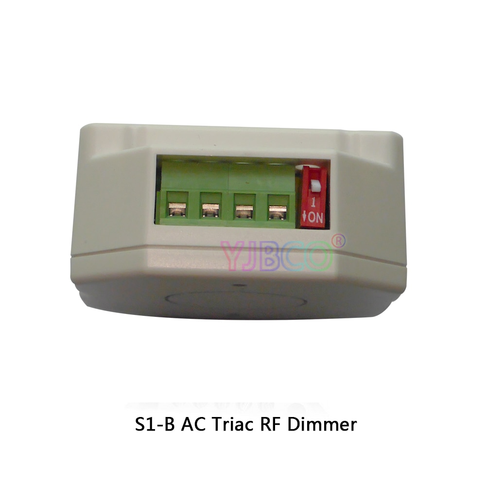 S1-B 2.4GHz RF Wireless Remote R1 100-240VAC Input voltage;Output 100-240VAC 1A Push Dimmer Switch Led Triac Dimmer Controller