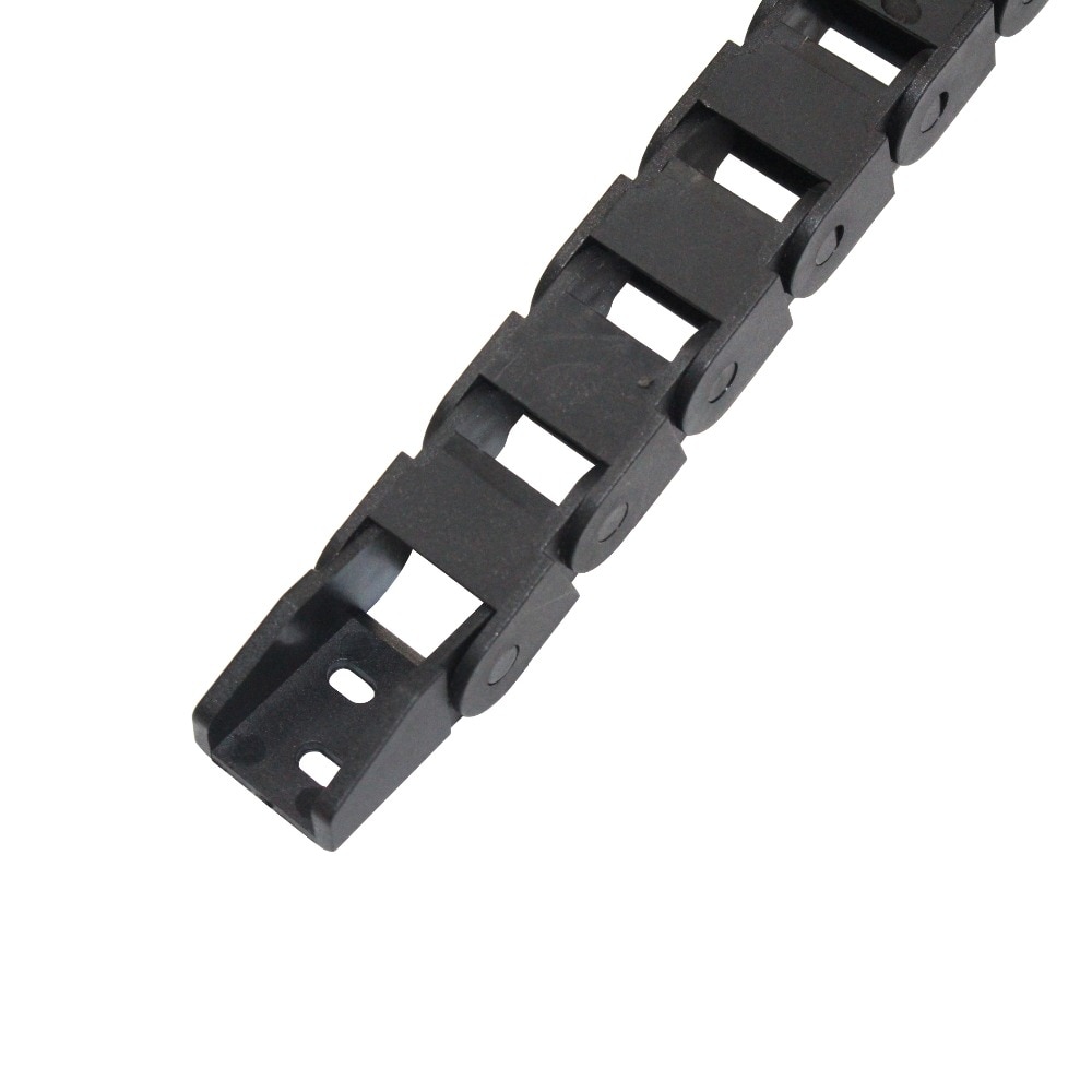 10 x 20mm 10*20mm l1000mm kabel trækkæde trådholder med endestik til cnc router værktøjsmaskiner