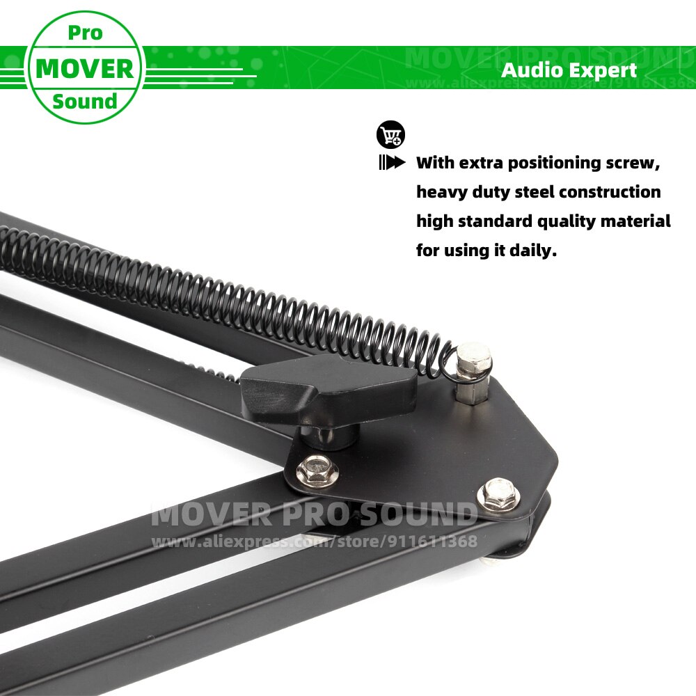 Support de Microphone suspendu à Clip de bureau, bras de flèche ciseaux pour Razer Seiren Mini support de micro de bureau, support en porte-à-faux