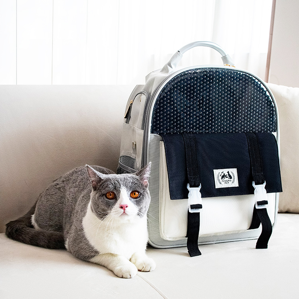 Cat Bag Foldable Cat Backpack Cat Bag Breathable Pet Backpack Out Portable Pet Bag Cat Travel Backpack