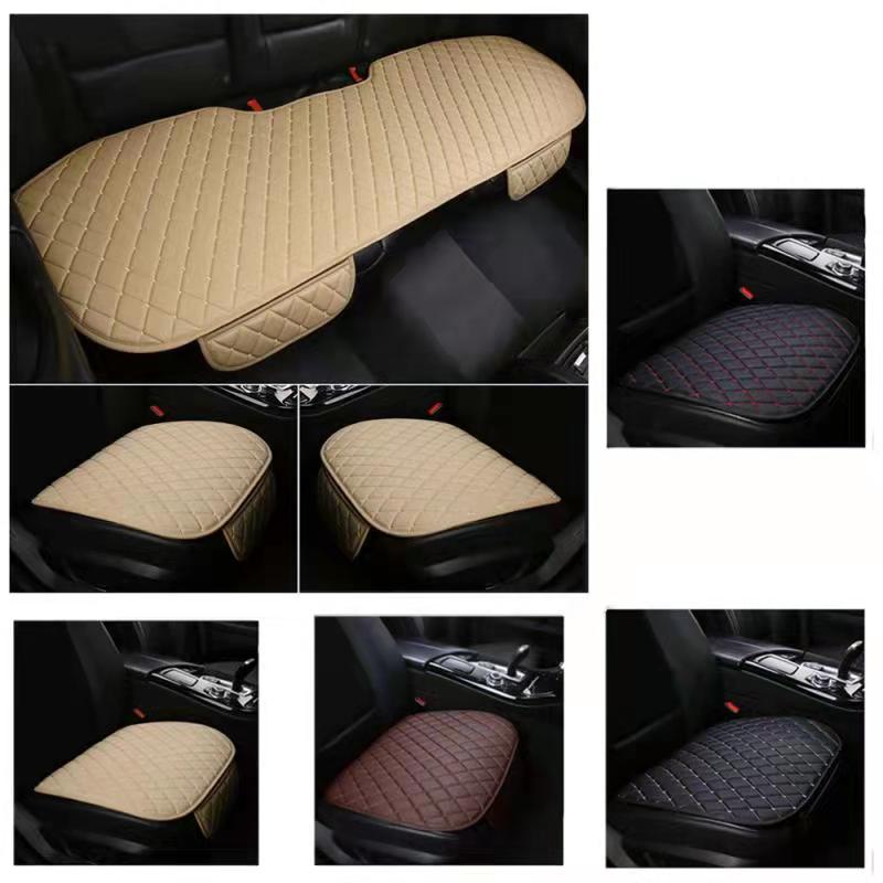 Housses de siège de voiture en cuir, pour TOYOTA Avalon Avensis allié Auris couronne hybride RAV4 Alphard 4Runner Hilux, 1/3 pièces