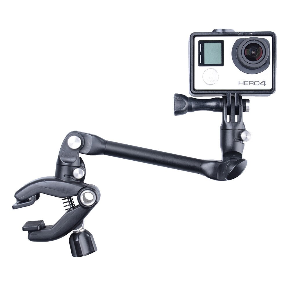 360 graden Draaien Gitaar Drum Muziek Clip Mount Voor Go Pro7 6 5 4 3 + 3 camera hero voor s jam xiao yi AEE