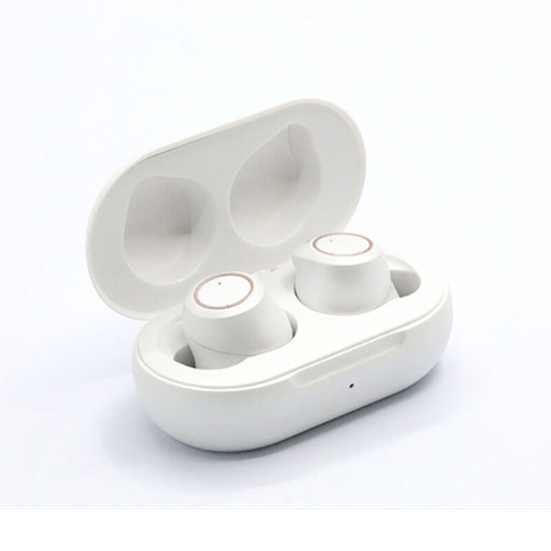 Mini appareils auditifs numériques intelligents, rechargeables par USB, réduction du bruit, intra-auriculaires, Amplifie le son des personnes âgées et des sourds: White