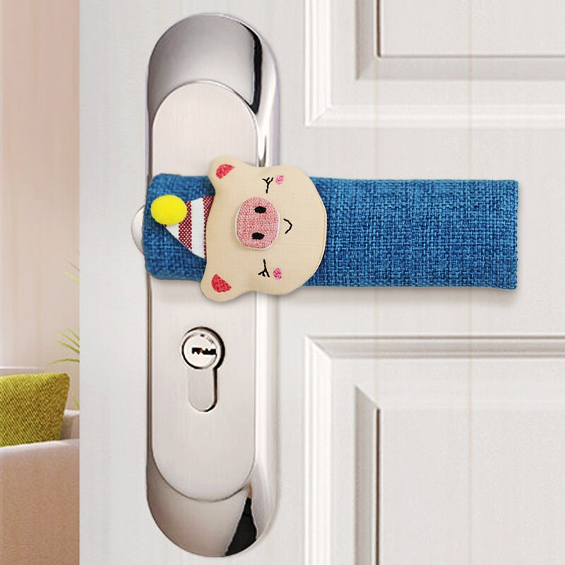 Cubiertas de manija de puerta de nevera, Protector antideslizante de 2 piezas, guantes de doble puerta para refrigerador, accesorios de decoración del hogar transparentes para mantener el calor