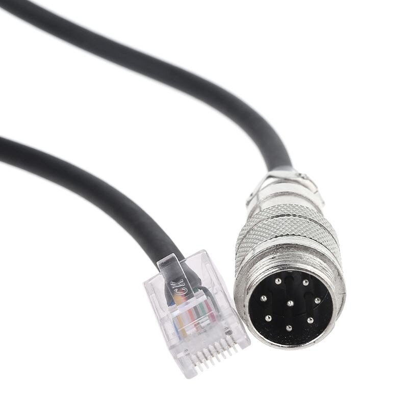 1 PC 8 Pin zu RJ-45 Modulare Stecker Mic Kabel Adapter für Yaesu Mikrofon MD-200 MD-100 M-1 M-100 FT-450 FT-900 FT-991 Transceiver