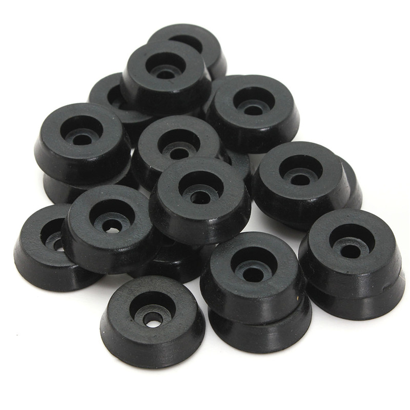 Juego de amortiguadores para coche, almohadillas de patas de goma para muebles y mesa, 18x15x5mm, 40 unids/set por juego