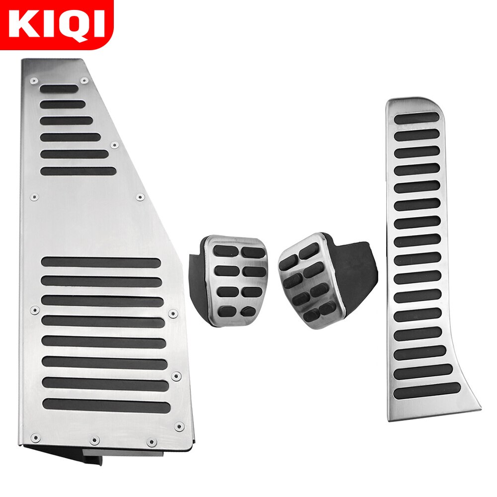Car Pedals for VW Golf 6 MK6 Jetta MK5 Scirocco Octavia PASSAT B6 B7 CC Stainless Steel AT MT Auto Pedal Pads Foot Rest Cover