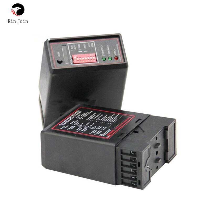 double channel Loop Detector for car detecting with 50M 0.75mm loop sensor Coil wire use for parking system