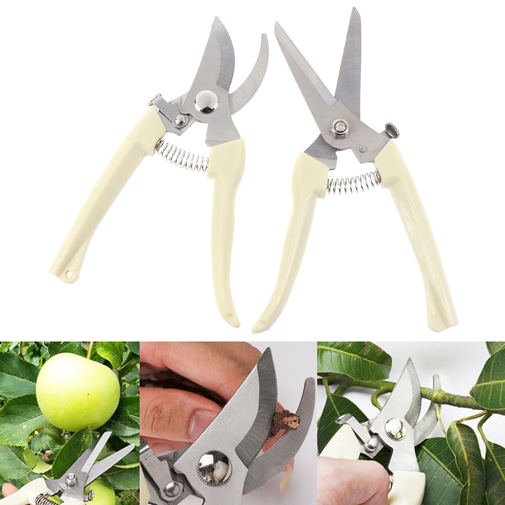 1PC Pruner Tree Cutter Gardening Pruning Shear Scissor Stainless Steel Cutting Tools Set Home Tools Anti-slip