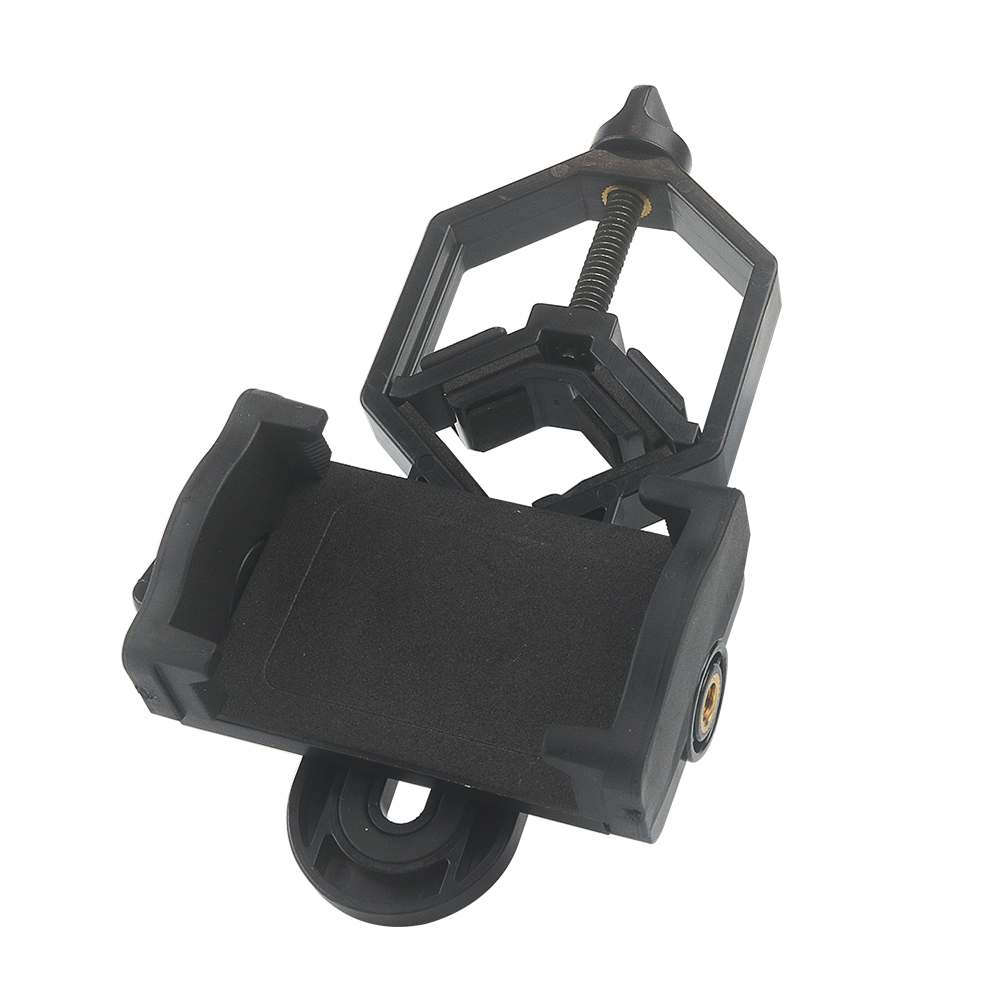EYSDON Adaptador de fotografía universal para teléfono inteligente Soporte de plástico ajustable de 22-45 mm para telescopio, binoculares, monocular, microscopio