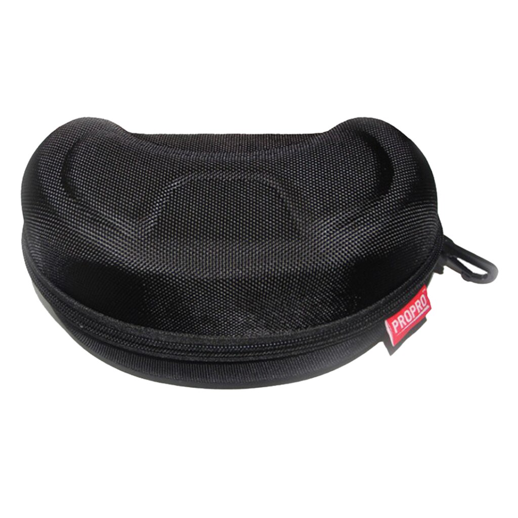 Ski Snowboard Glasses Sunglasses Case Safety Goggle Storage Bag Carry Pouch Goggle Case: Black