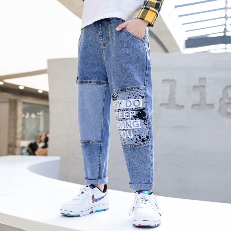 Ripped Straight Flare Jeans Herren – Vintage Patchwork, Distressed, Loose Fit Für Hip Hop & Skate Style