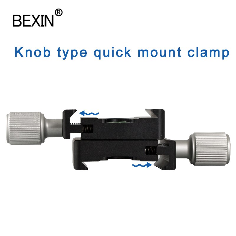 QR50 Camera clamp quick release plate adapter mount General Clamp Quick Clip slide clamp for Release Plate dslr Camera Tripod