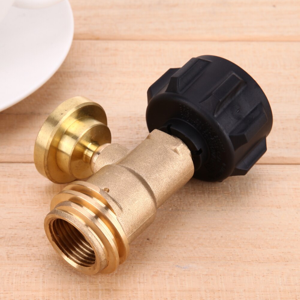 Propane Adapter Tank Gauge Gas Grill BBQ Pressure Meter Indicator Fuel Brass built-in detection system for leaks Pressure Gauges