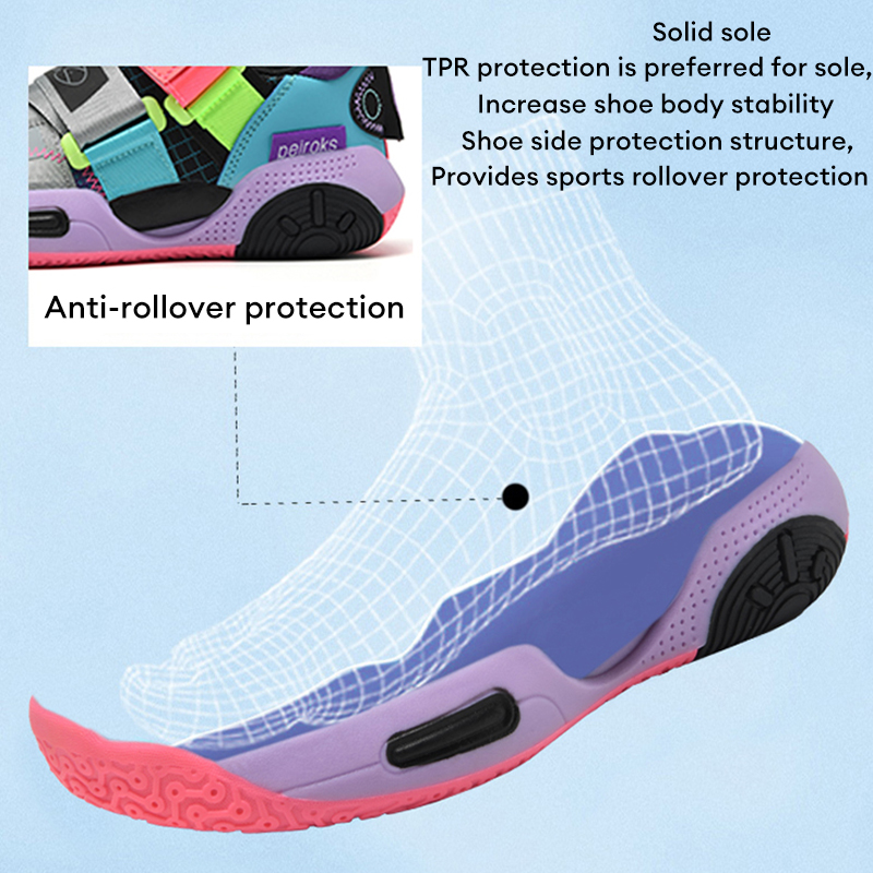 freundlicher Mädchen Basketball Schuhe Gepolsterte Stoßdämpfung Bequeme Sportliche Sport Laufen Ich bin Freien Nicht-Unterhose Gehen Für freundlicher Jungen