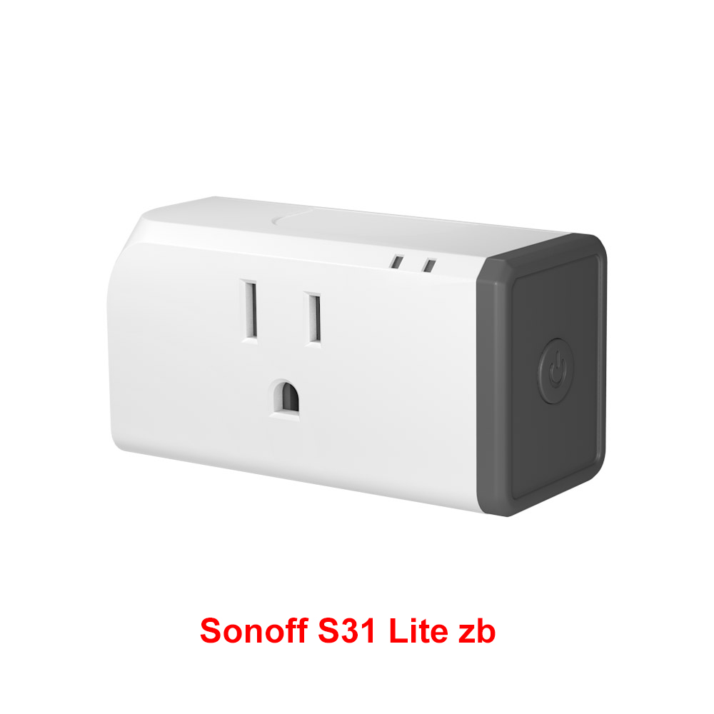 Sonoff s31 lite zb 15a zigbee eua tomada inteligente sem fio funciona com smartthings hub ewelink controle de voz via alexa: Bundle1: