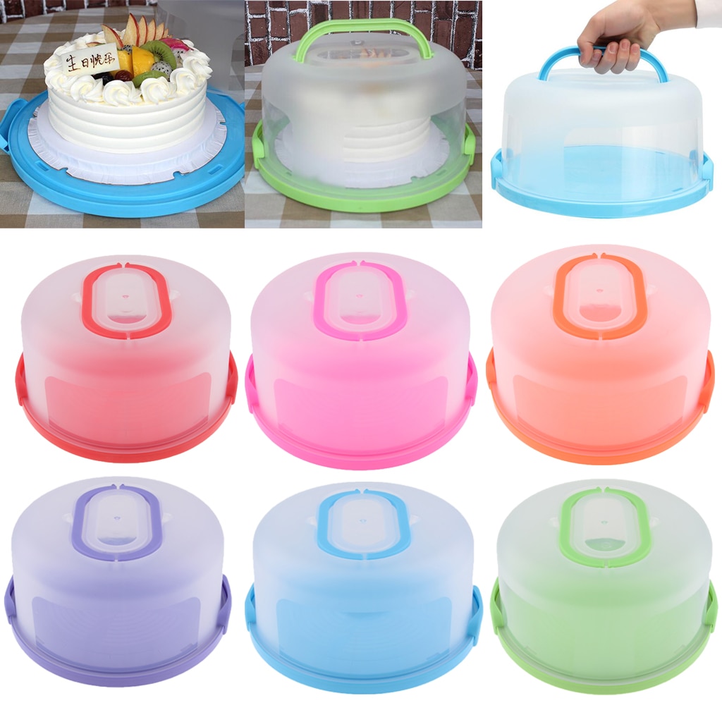 Clear Plastic Cupcake Cake Muffin Case Houder Container Doos Met Dome Cover
