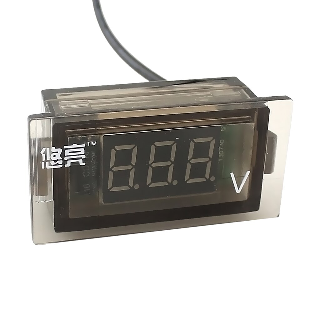 Mini Groene Led Digitale Voltage Meter Voltmeter Panel Dc 12 Tot 24V Waterdicht