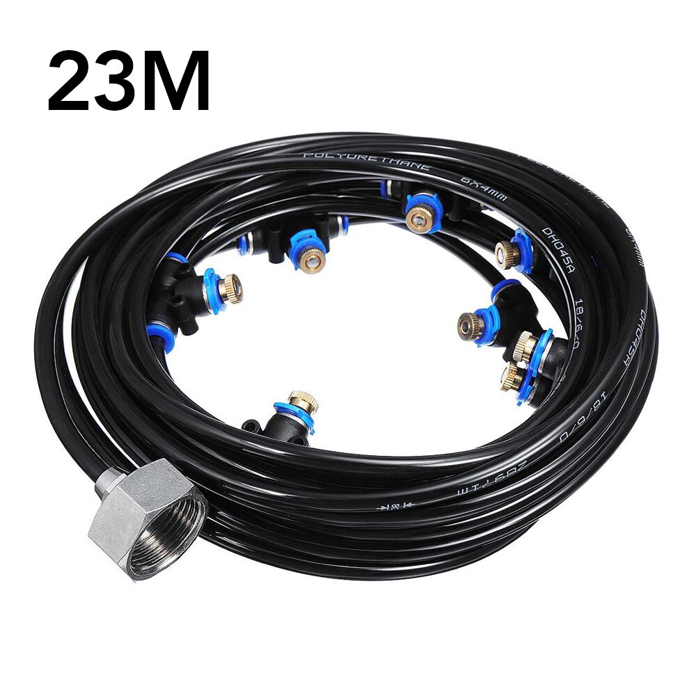 Vernevelaar watersproeiersets waterring irrigatie tuinvernevelaar buitenvernevelingssysteem waternevel kas tuin: 23m