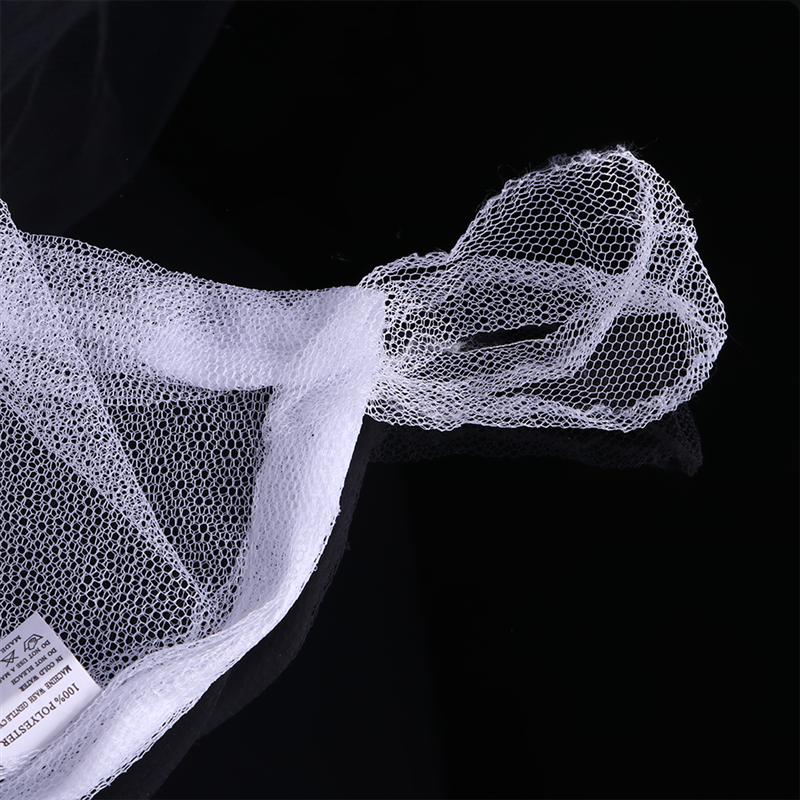 European Style 4 Corner Post Bed Canopy Mosquito Net Full Netting Bedding 190x210x240cm (White)