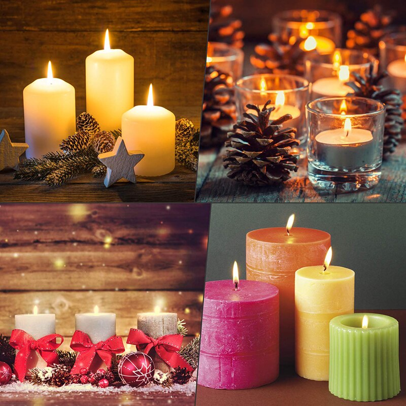 100Pcs/Set Candle Wicks Smokeless Wax Pure Cotton Core DIY Candle Making Pre-waxed Wicks Home Party Decor 2.5/4/5/6/7/9/15/20cm