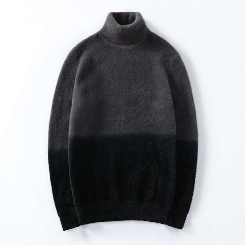 Nouvelle vêtements cachemire col roulé Pull hommes épais hommes chandails Slim Fit hiver Pull hommes Pull Homme hauts