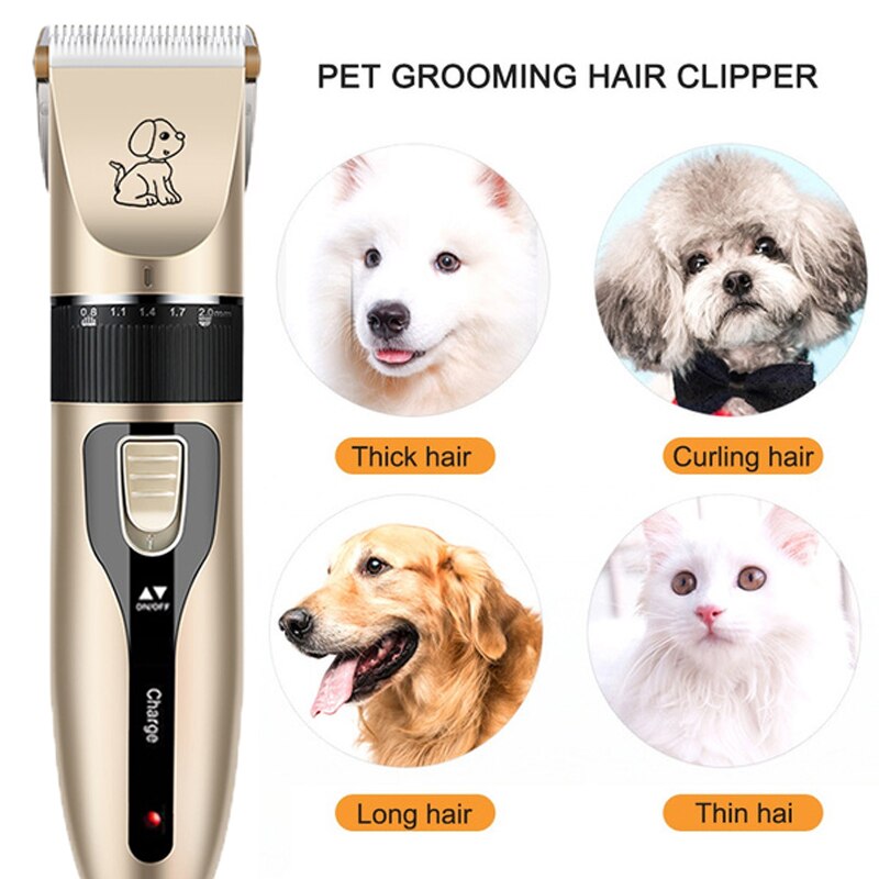 Hund Rasierer Elektrische Haustier Haar Cutter Teddy Katze Rasieren Hund Fell Professionelle Elektrische Haar Schermaschinen Pflege werkzeuge Trimmen