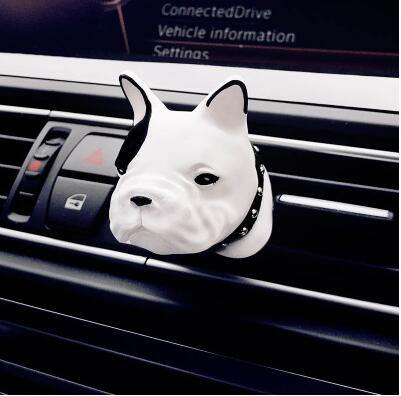 Auto Parfum Franse Bulldog Pop Geur Diffuser Luchtverfrisser Auto Interieur Geur Outlet Vent Clip Accessoires: B