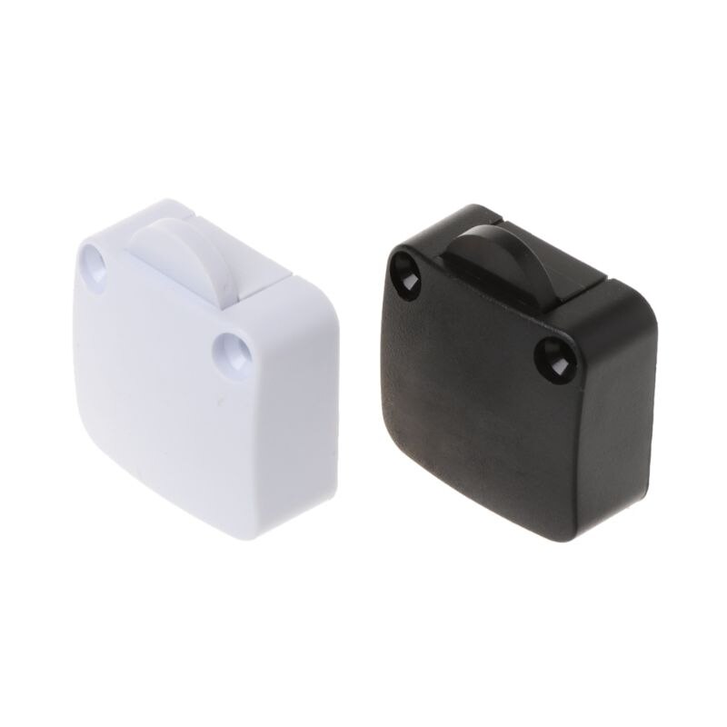 202A Self-resetting Normally Close Door Switch Wardrobe Door Cupboard Sliding Door Switch White/Black