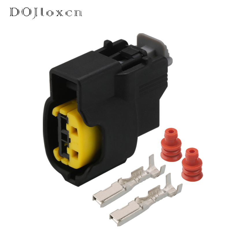 5/10/20/50/Sets 2 Pin Molex Socket Auto Wiring Plug Waterproof Automotive Wire Harness Cable Black Female Connector 49093-0211