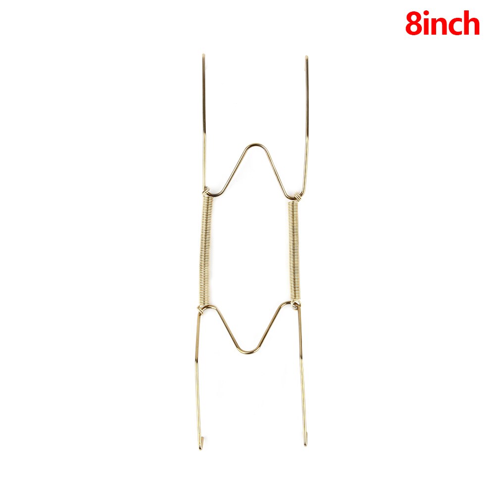 Colgador de platos de pared, tipo W, gancho Invisible para colgar platos, manualidades decorativas para el hogar, 8/10/12/14/16 pulgadas: 8 inches