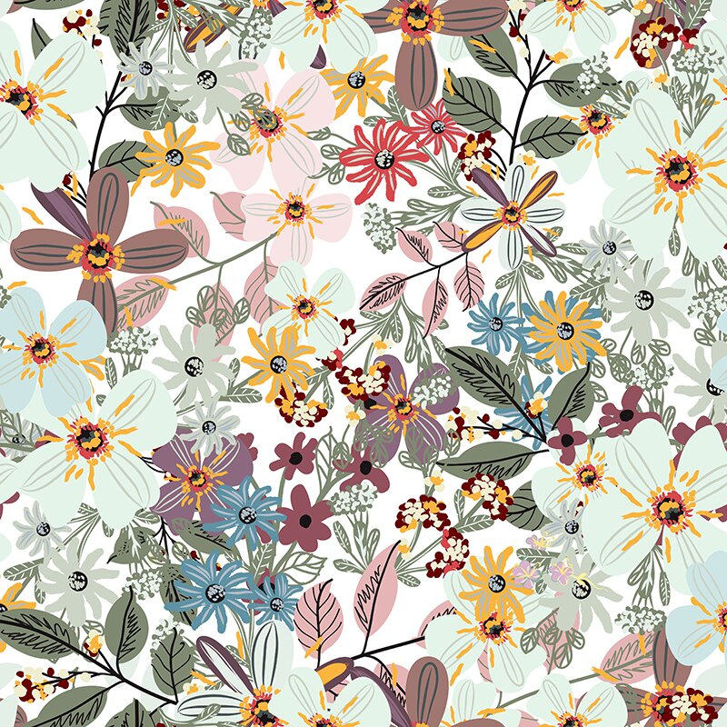 Tissu satiné pour robe motif de plumes colorées personnalisée à pois imprimé tissu Polyester tissu bricolage patchwork: S0212 / 200cmX160cm