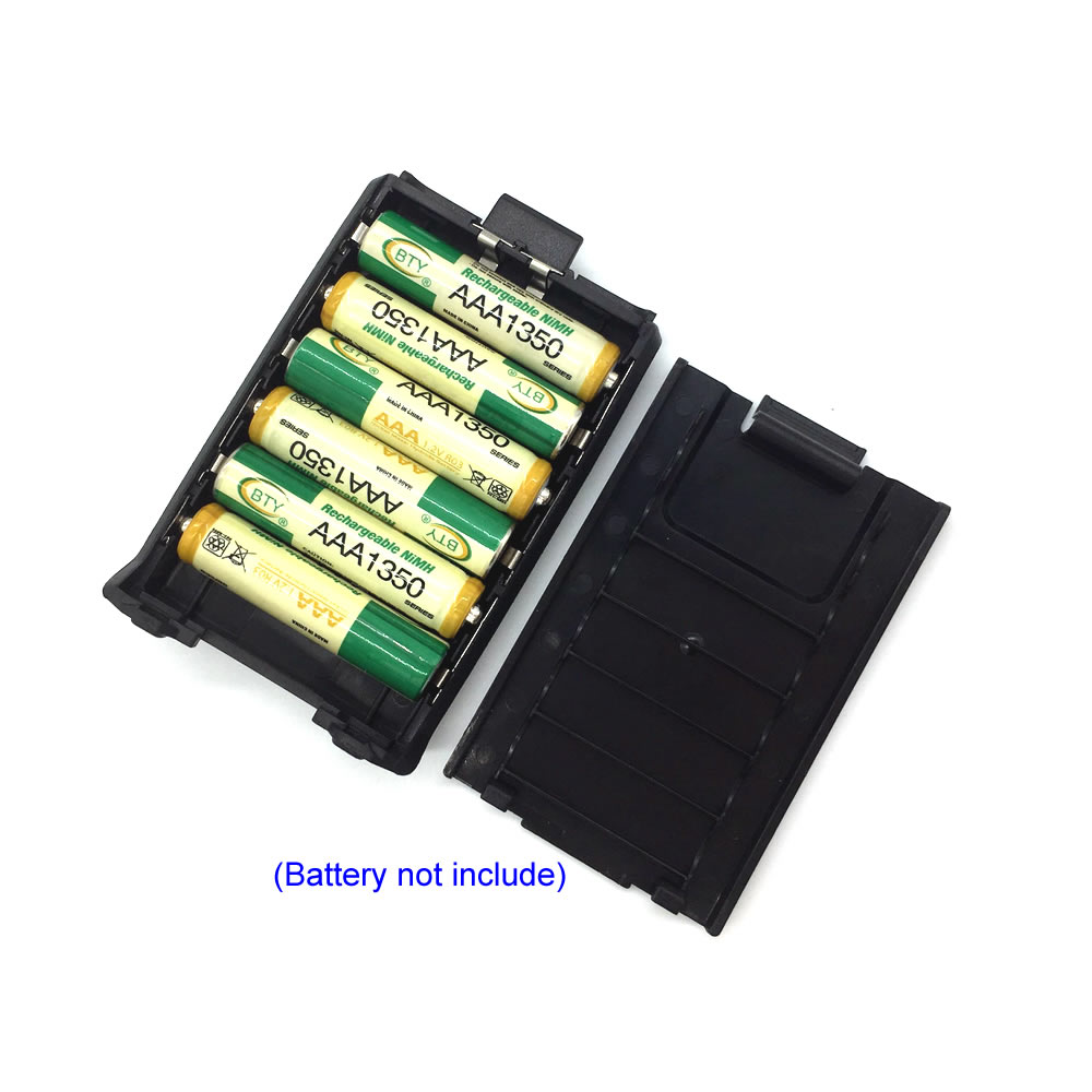 Walkie Talkie Batterie fallen Für Baofeng UV-5R 6 * AAA Verlängerte Batterie Kasten 5R Batterie Pack Tragbare Radio Transceiver Walkie Talkie