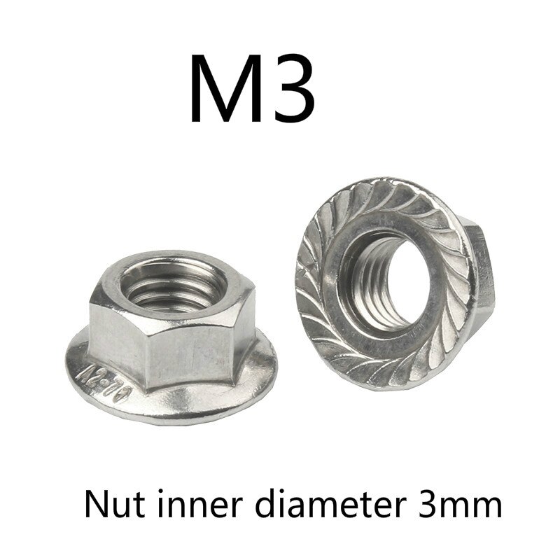Laippamutteri 304 ruostumaton teräs kuusiokoloinen liukuesteruuvi mutteri pehmustemutterilla lukitusmutteri  m3 m 4 m 5 m 6 m 8 m 8 m 10 m 12: Beige